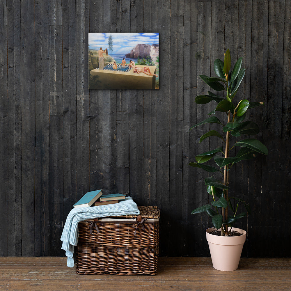 The Pool - Canvas print