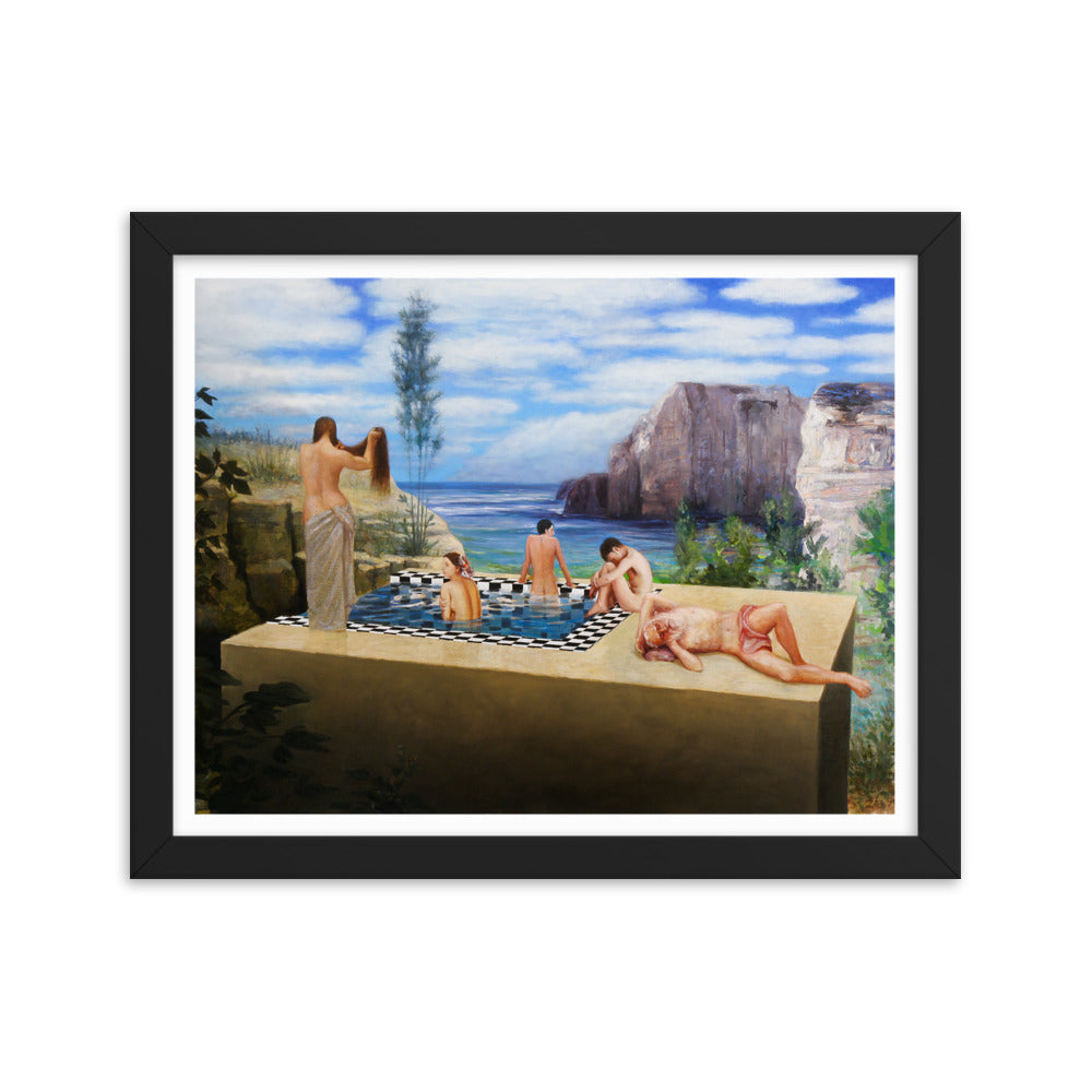 The Pool - Framed poster