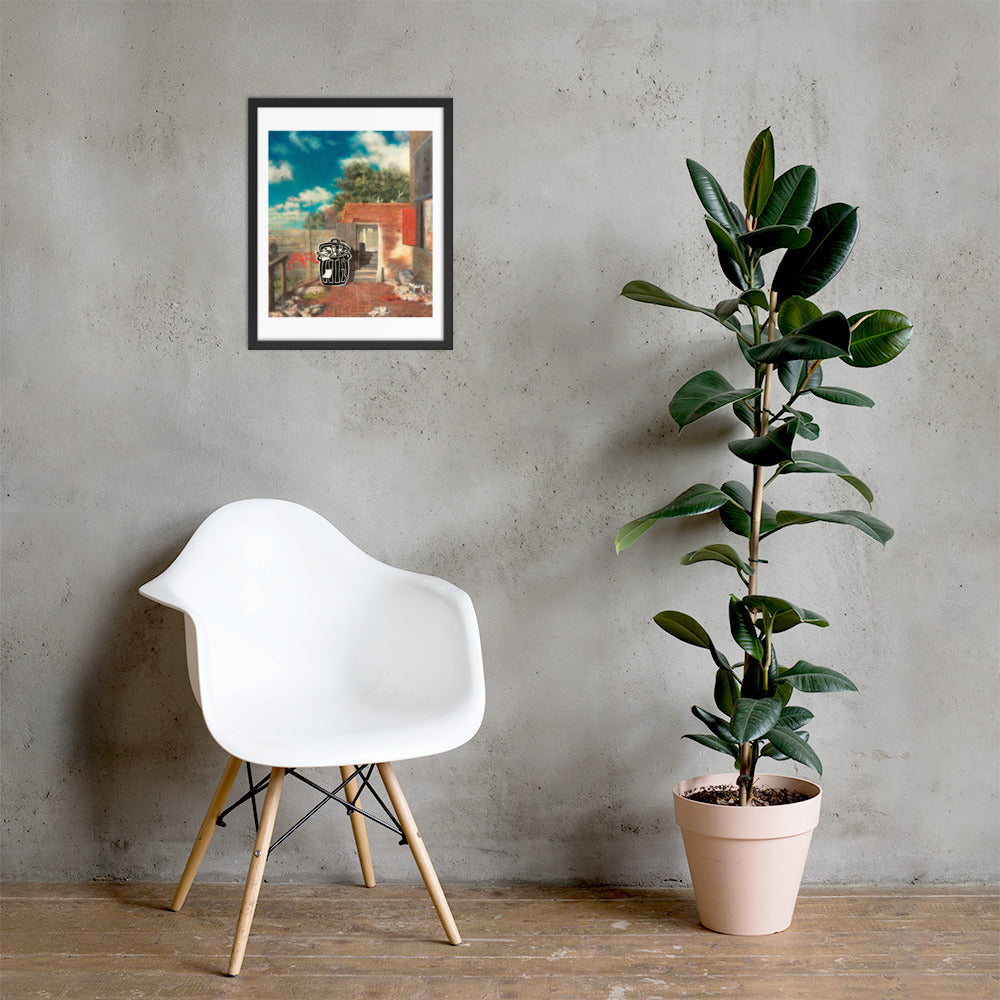 Early Morning, Delft II — Framed print — 16 × 20 in — Black frame — shown on wall