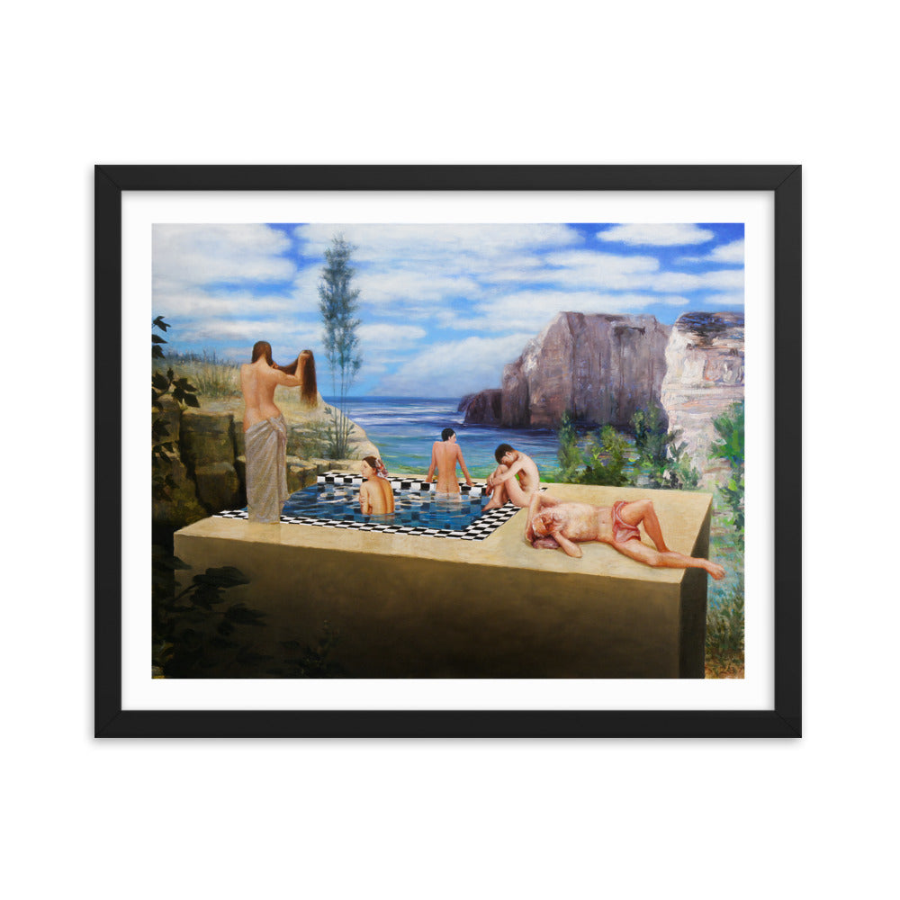 The Pool - Framed poster