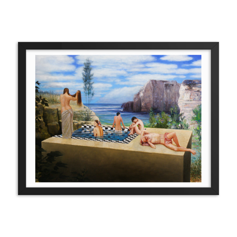 The Pool - Framed poster