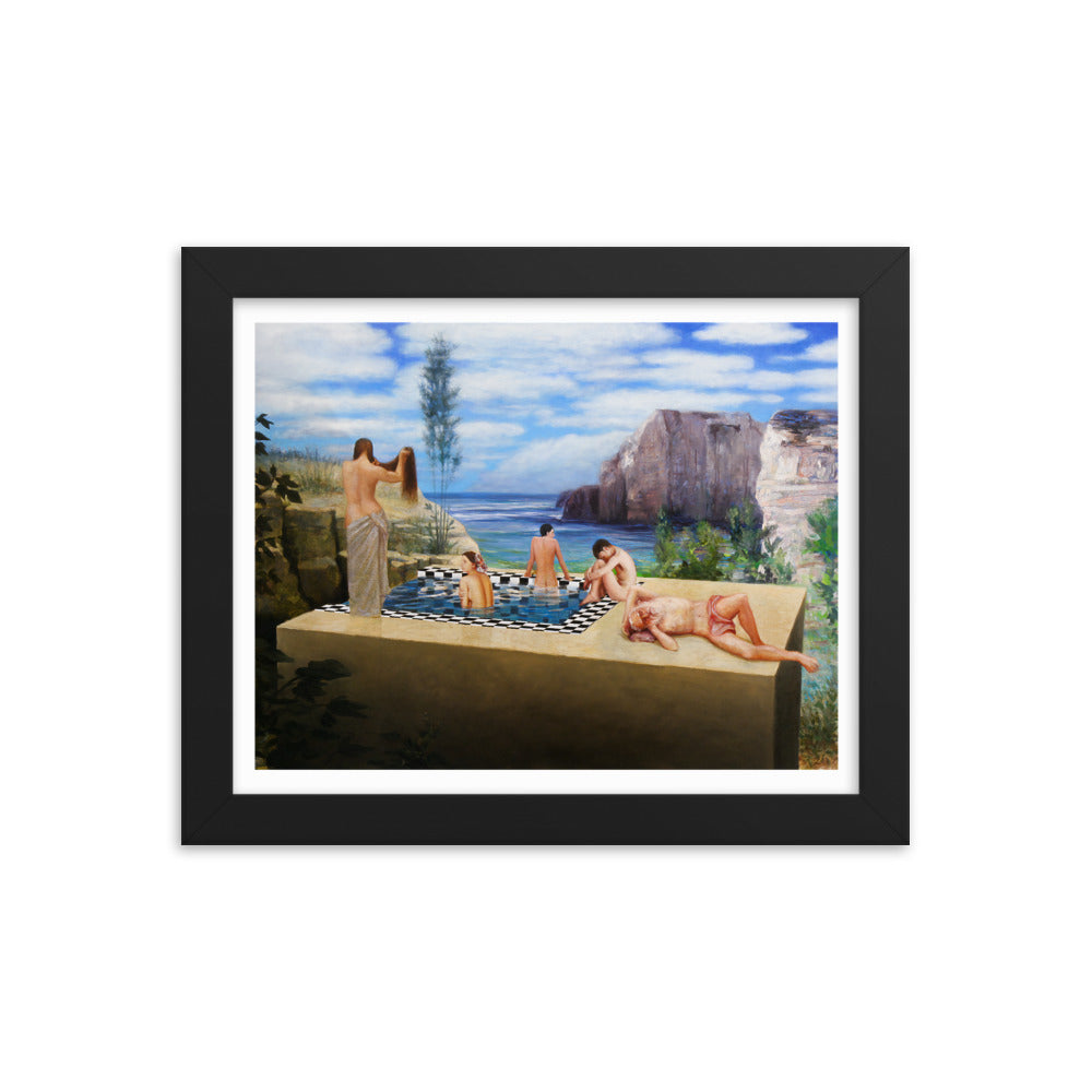 The Pool - Framed poster