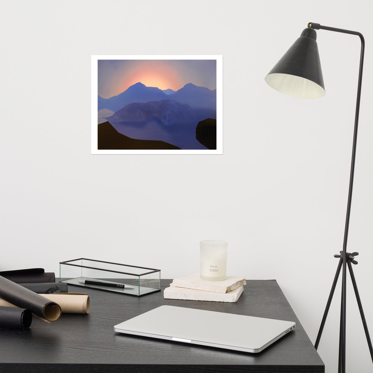 Sunset_dense - Enhanced Matte Poster