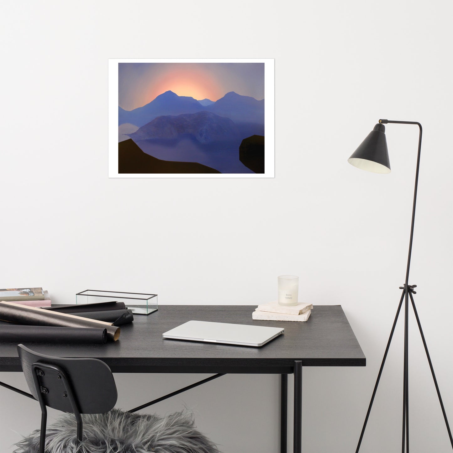 Sunset_dense - Enhanced Matte Poster