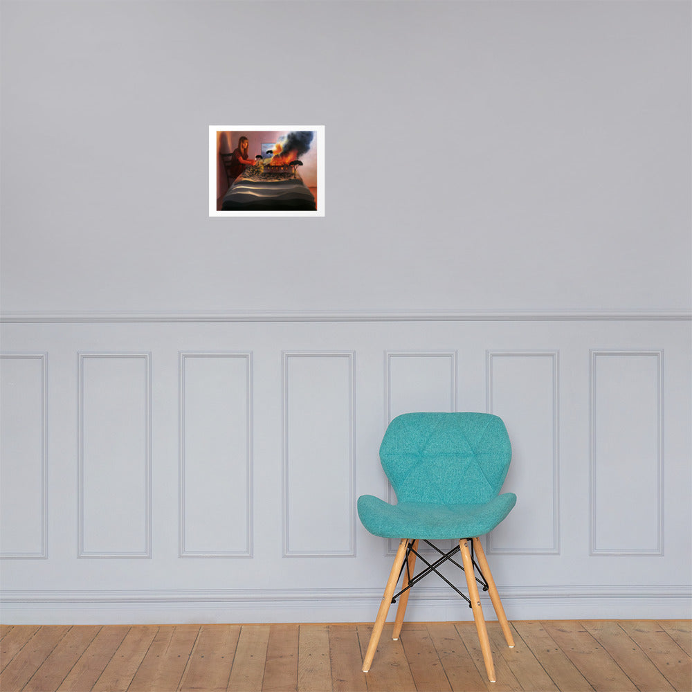 Set On Fire -Zetterstrand - Enhanced Matte Paper Poster