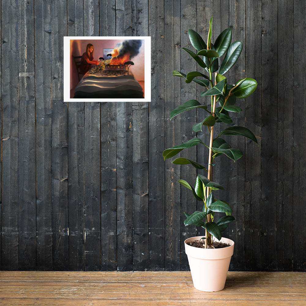 Set On Fire -Zetterstrand - Enhanced Matte Paper Poster