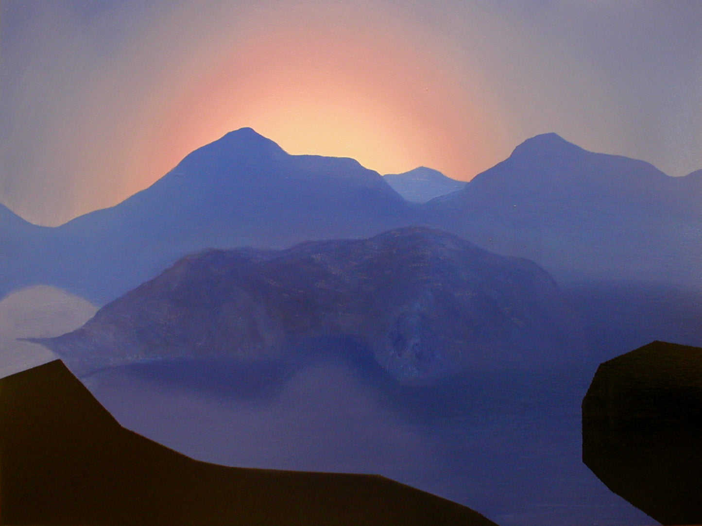 Sunset_dense - Enhanced Matte Poster