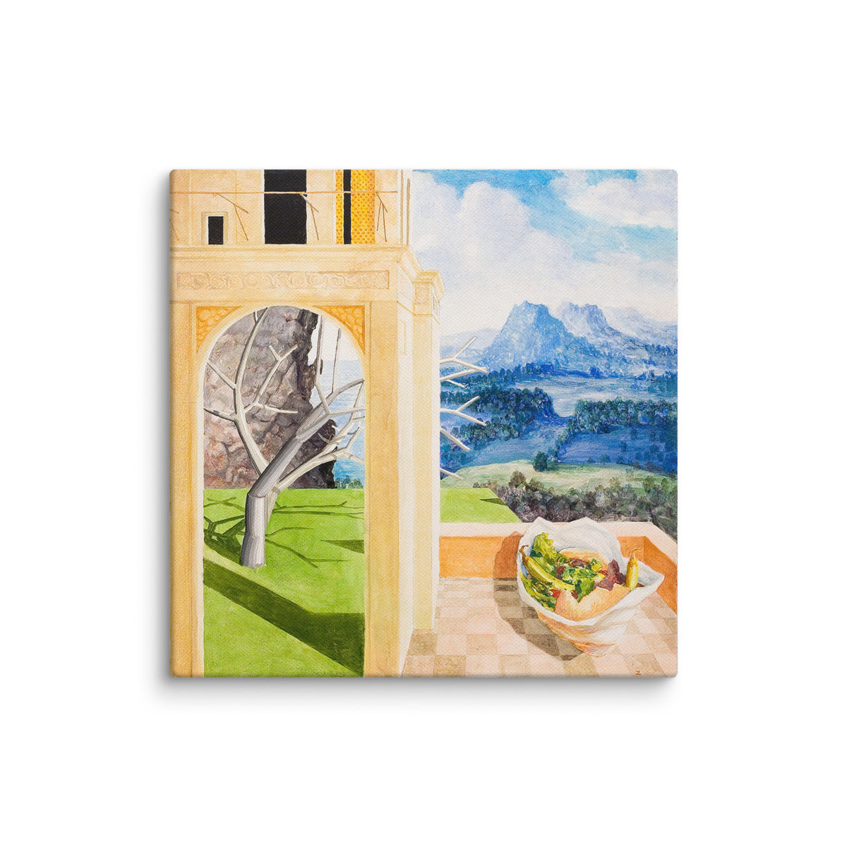 The Patio — Canvas — 12 × 12 in — front