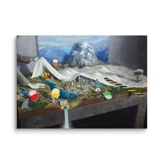 Pwned Landscape — Canvas — 28 × 20 in — front