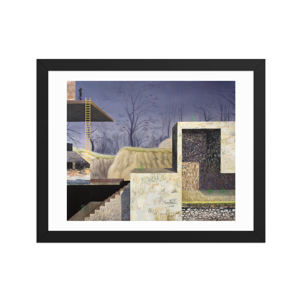 An Alternative Route — Framed print — 14 × 11 in — Black frame — front