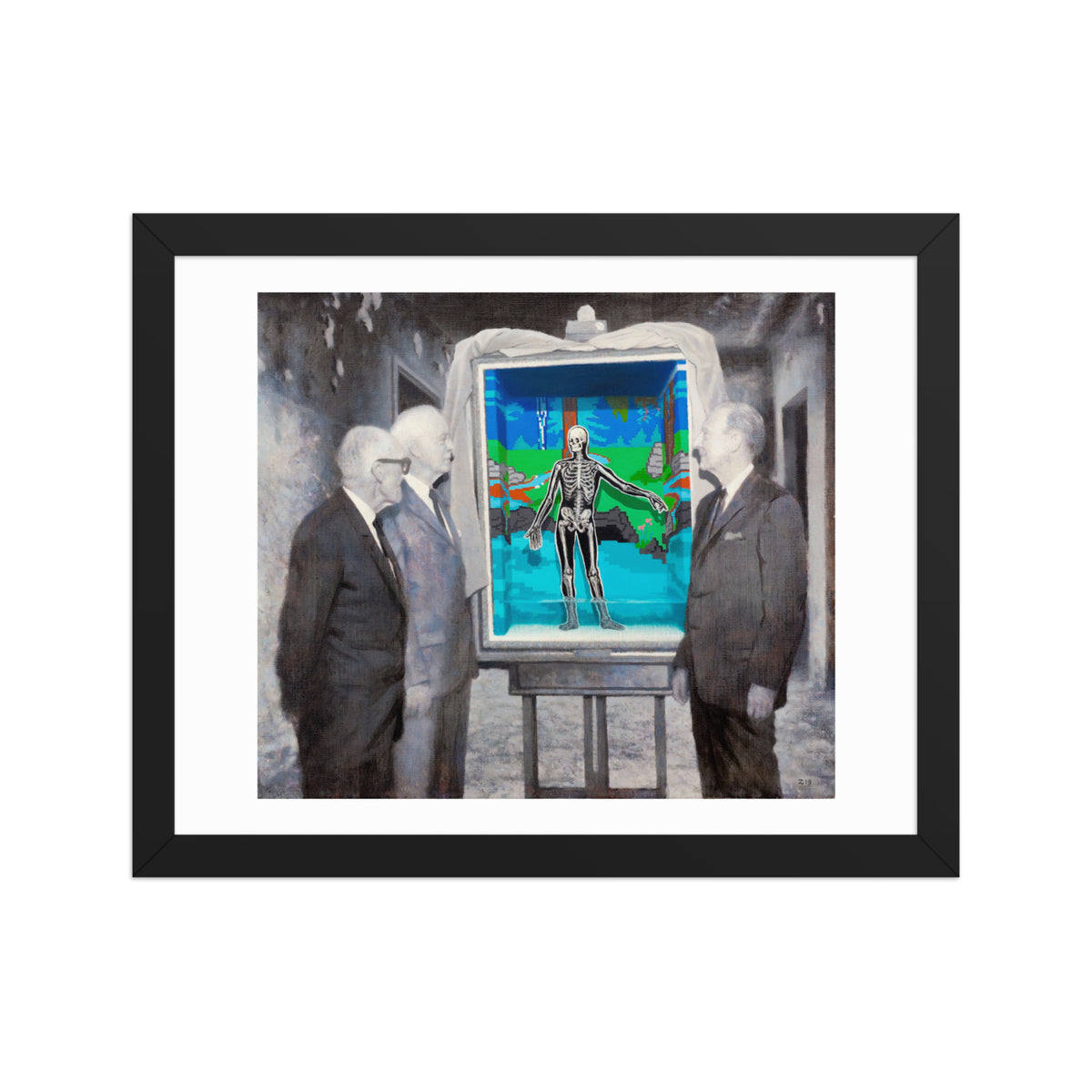 The Reveal — Framed print — 14 × 11 in — Black frame — front