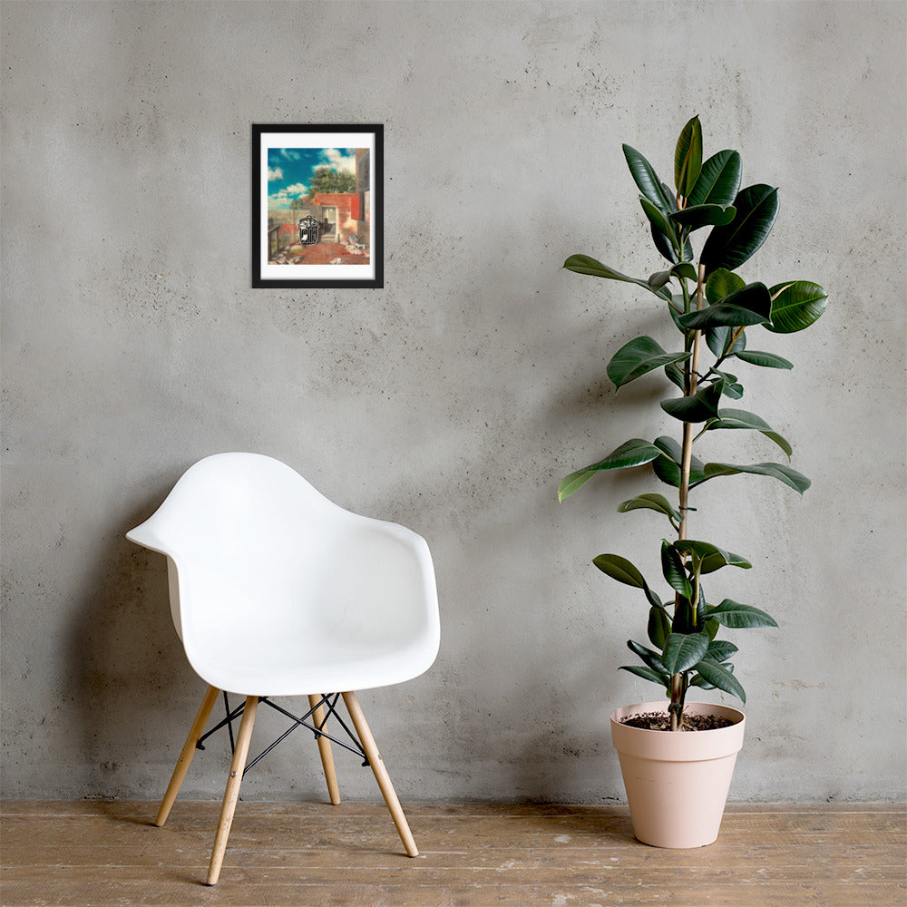 Early Morning, Delft II — Framed print — 11 × 14 in — Black frame — shown on wall