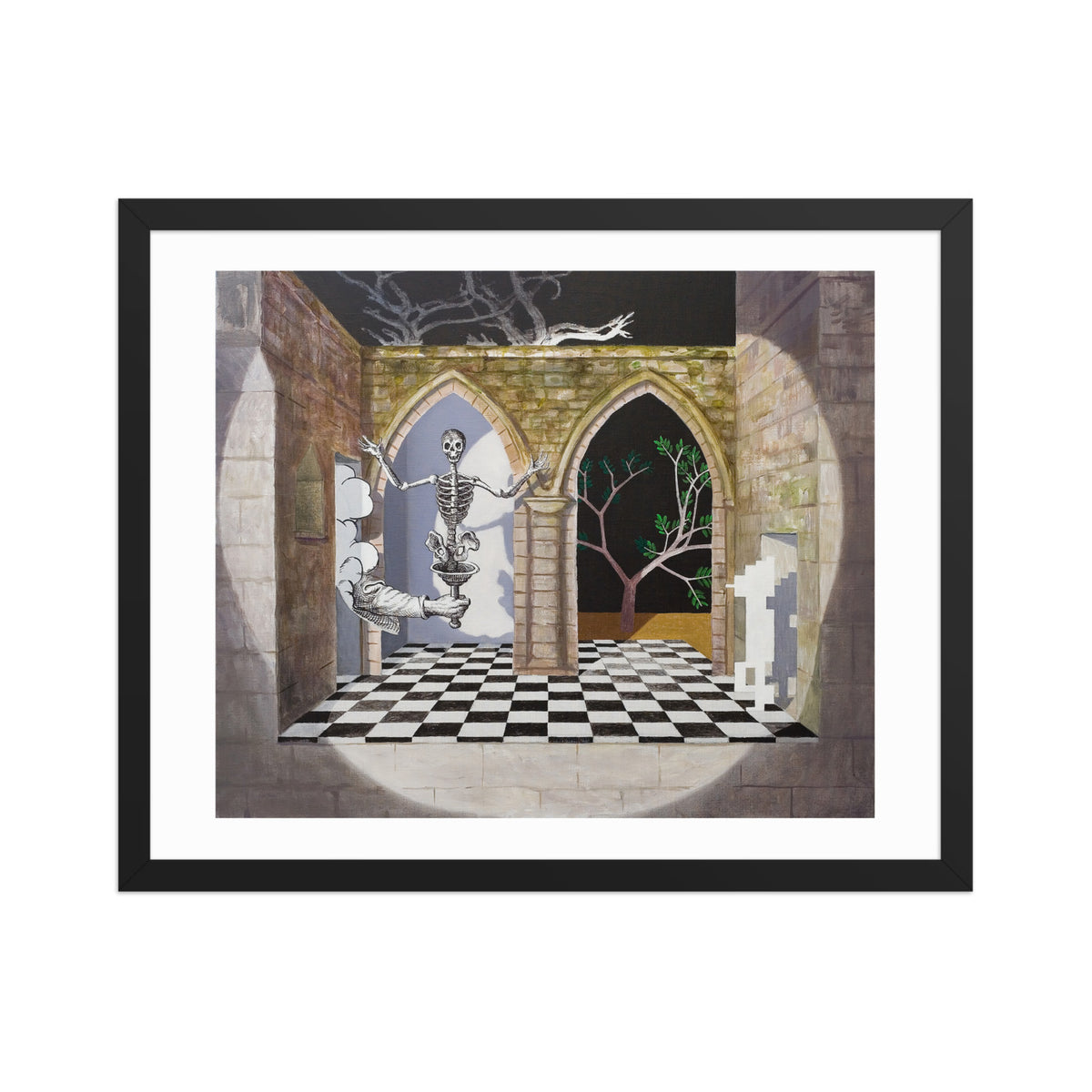 Consider it — Framed print — 20 × 16 in — Black frame — front