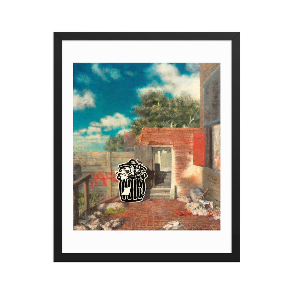 Early Morning, Delft II — Framed print — 16 × 20 in — Black frame — front