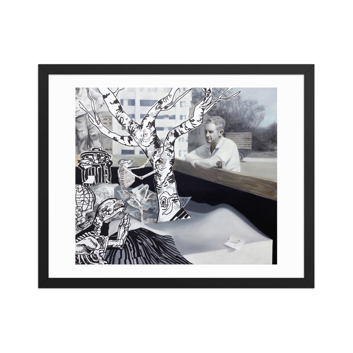 Intelligent Design — Framed print — 16x20 in — Black frame — Front