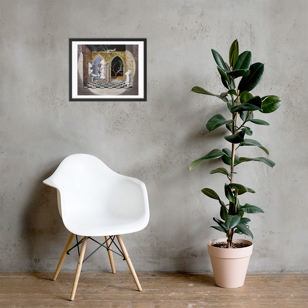 Consider it — Framed print — 20 × 16 in — Black frame — shown on wall