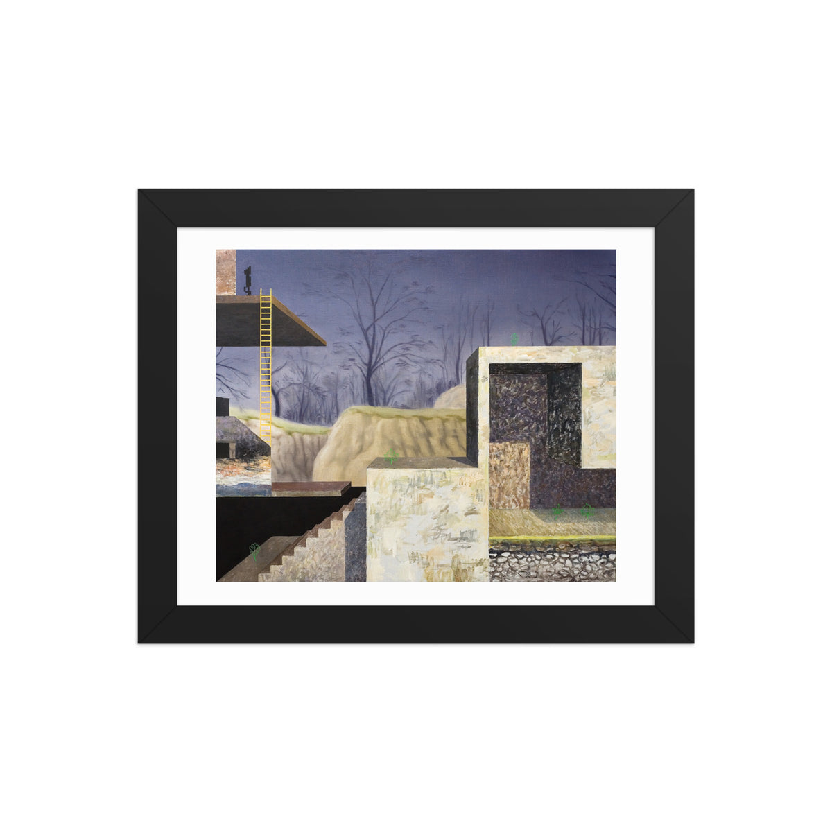 An Alternative Route — Framed print — 10 × 8 in — Black frame — front