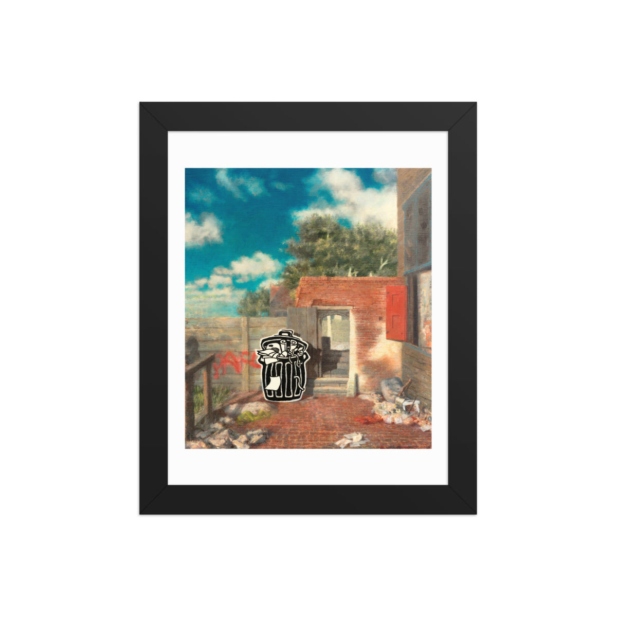 Early Morning, Delft II — Framed print — 8 × 10 in — Black frame — front