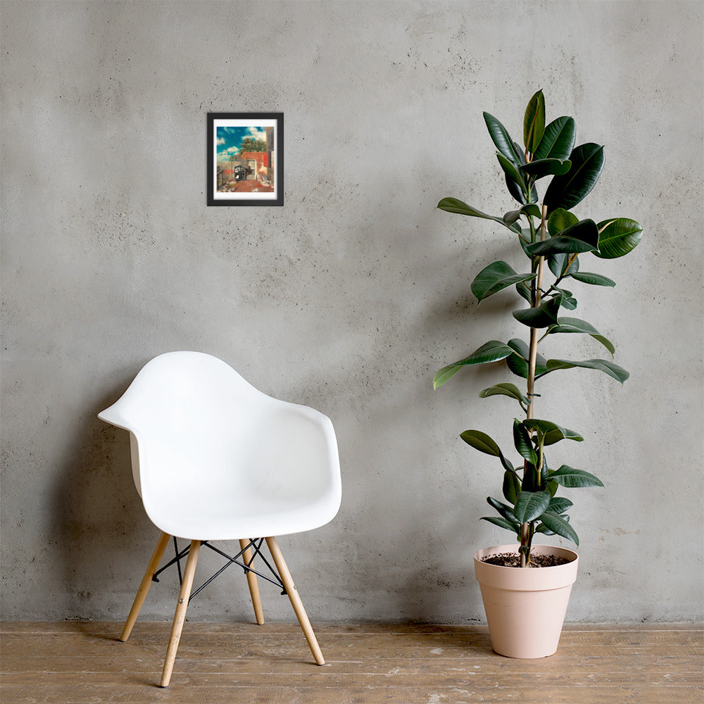 Early Morning, Delft II — Framed print — 8 × 10 in — Black frame — shown on wall