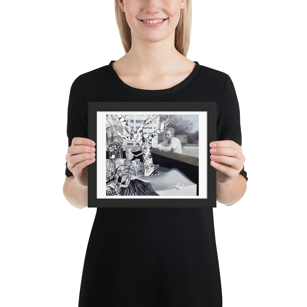 Intelligent Design — Framed print — 8″×10″ — Black frame — Person