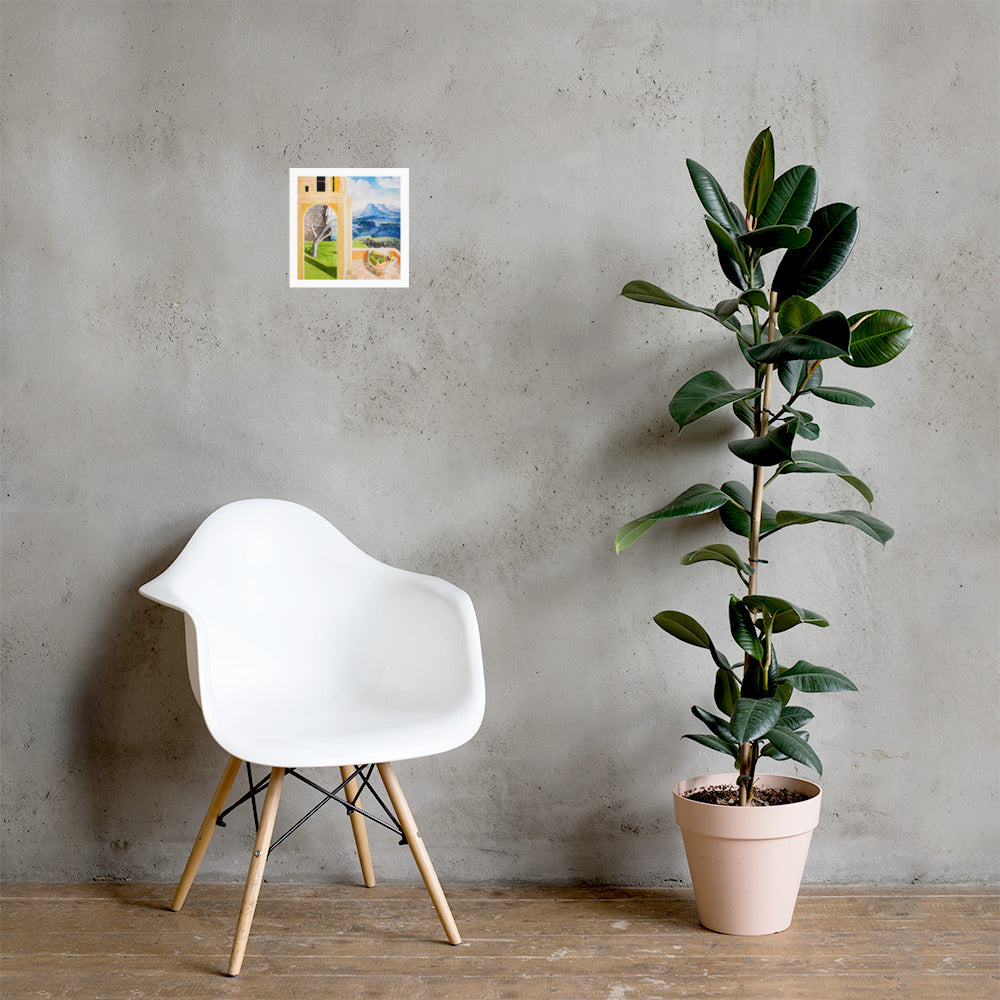 The Patio — Poster — 10 × 10 in — shown on wall