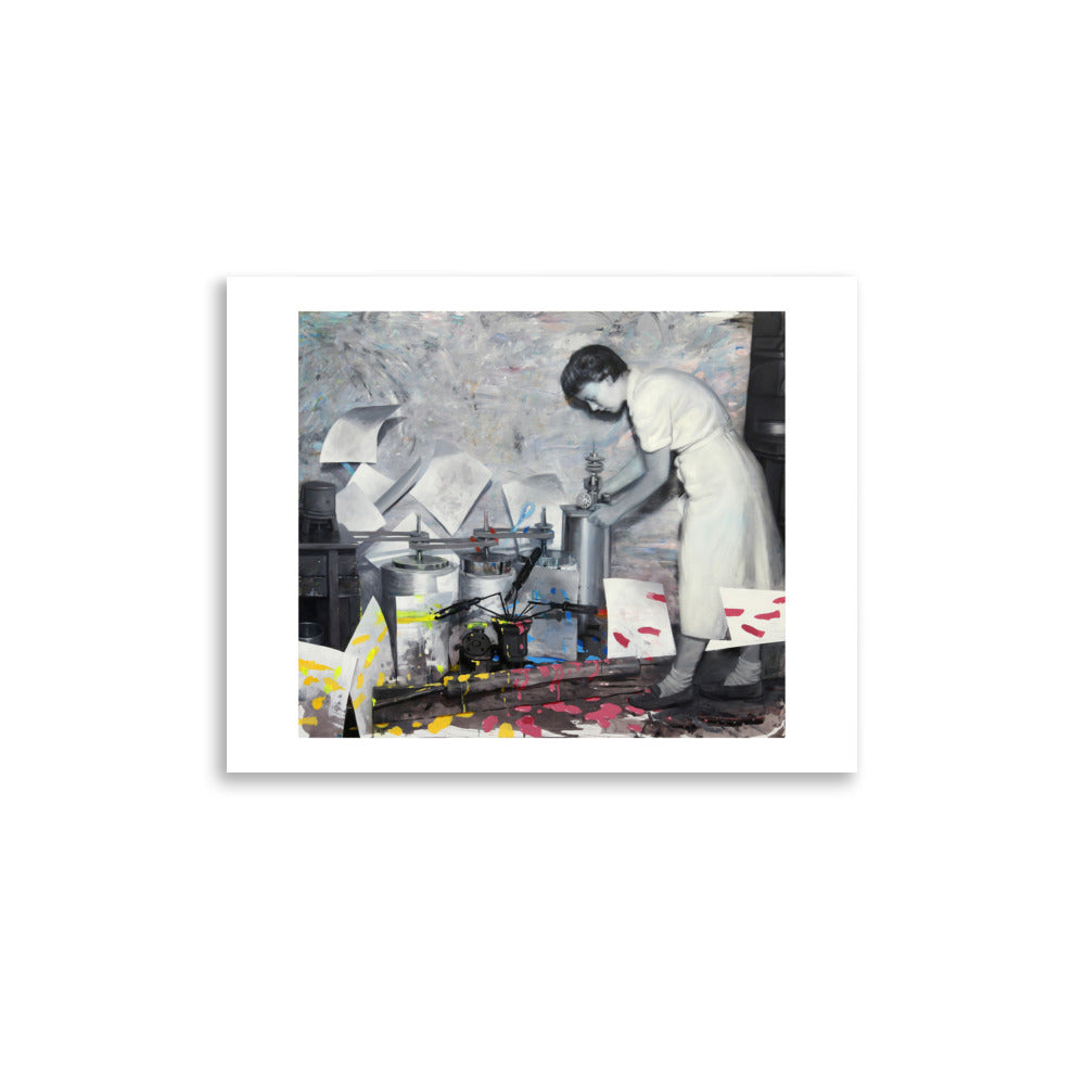 Broken Painting Machine — Poster — 14 × 11 in — front