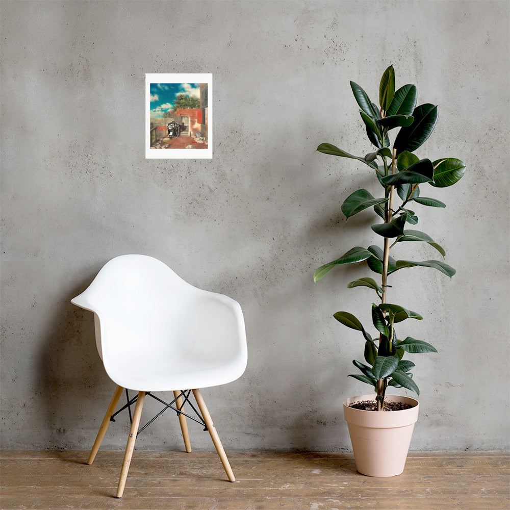 Early Morning, Delft II — Poster — 11 × 14 in — shown on wall