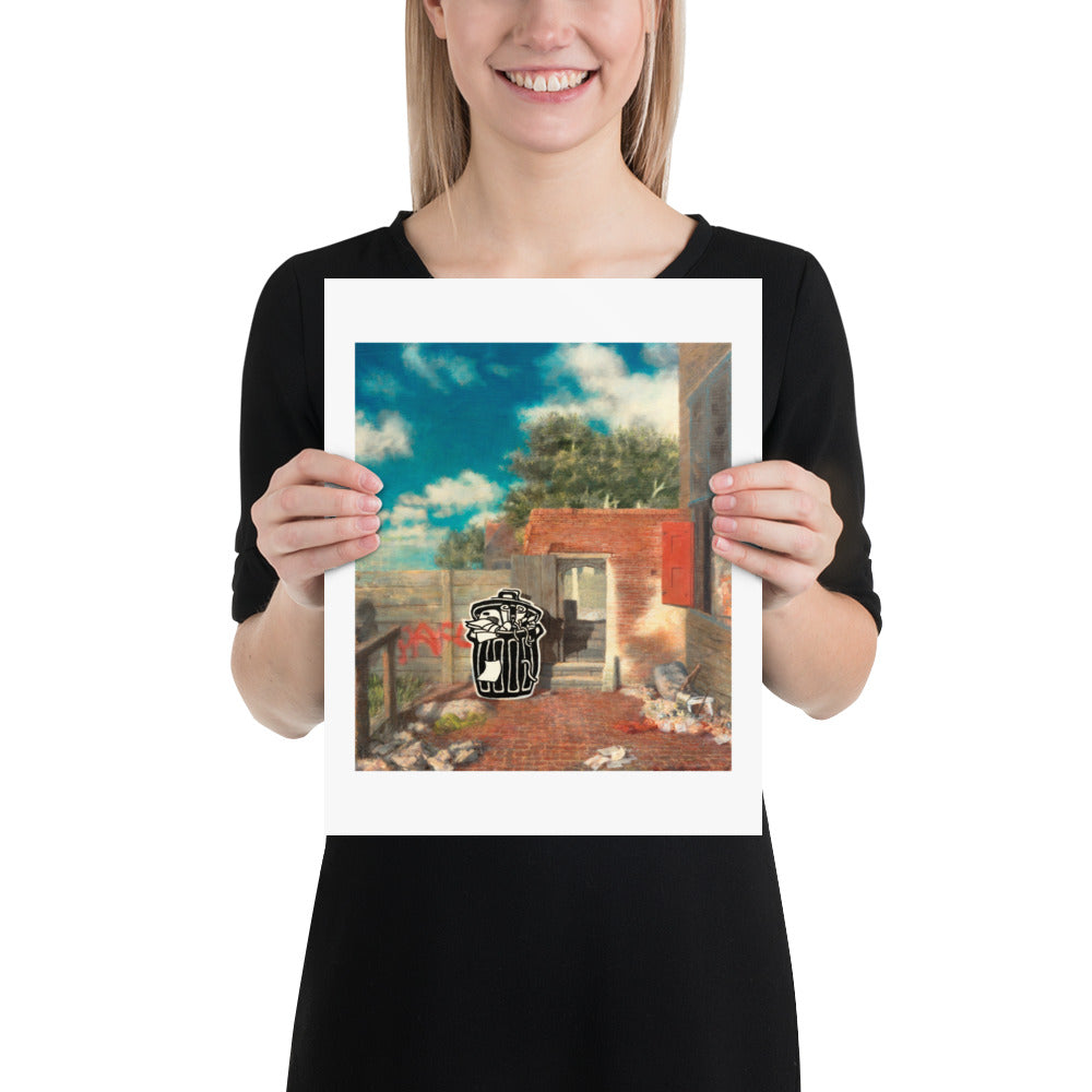 Early Morning, Delft II — Poster — 11 × 14 in — held for scale