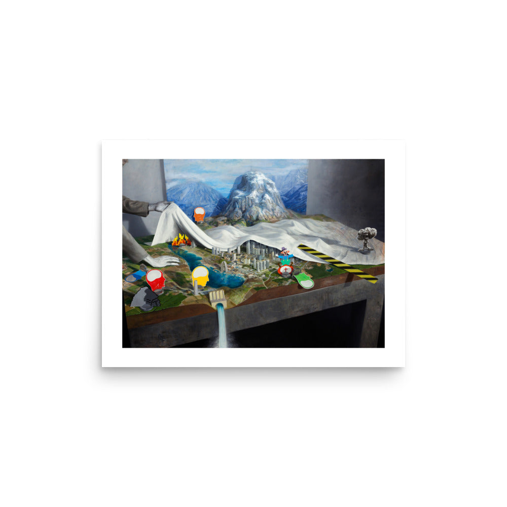 Pwned Landscape — Poster — 12x16 in — Front