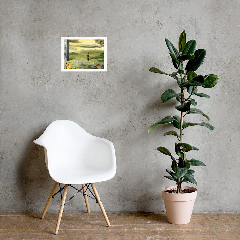 Elegy — Poster — 16 × 12 in — shown on wall