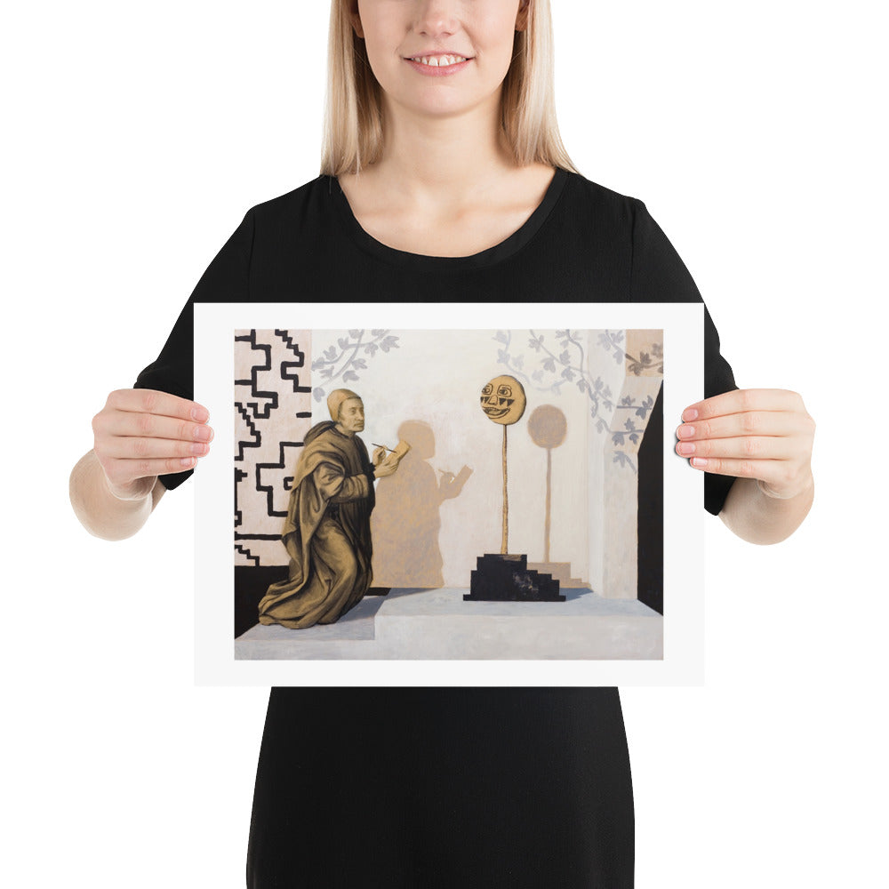 Oh, do not ask 'what is it?' — Poster — 16 × 12 in — held for scale