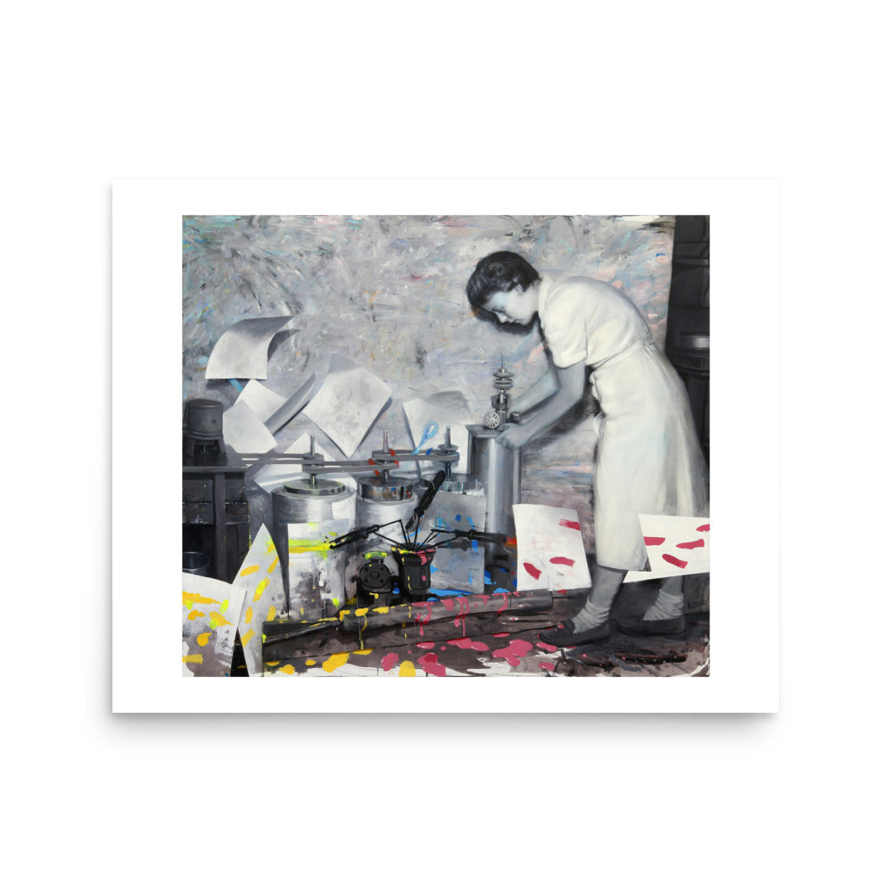 Broken Painting Machine — Poster — 20 × 16 in — front