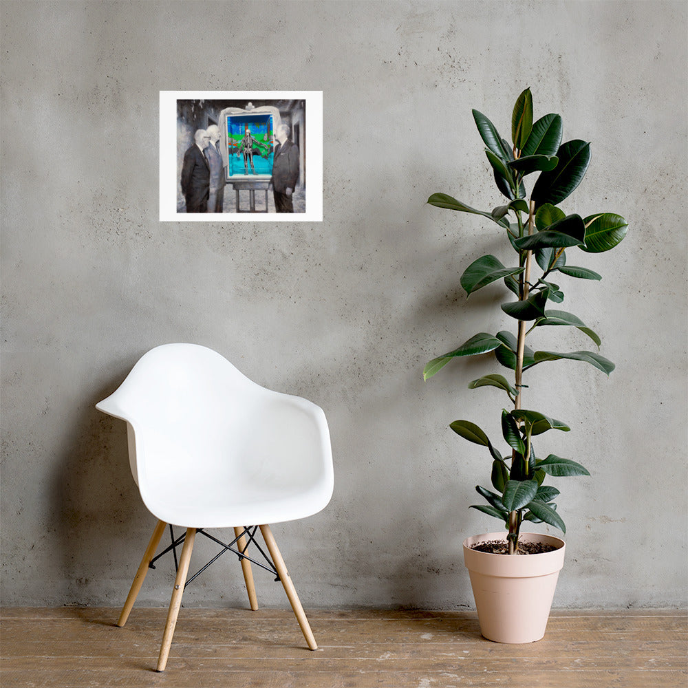 The Reveal — Poster — 20 × 16 in — shown on wall