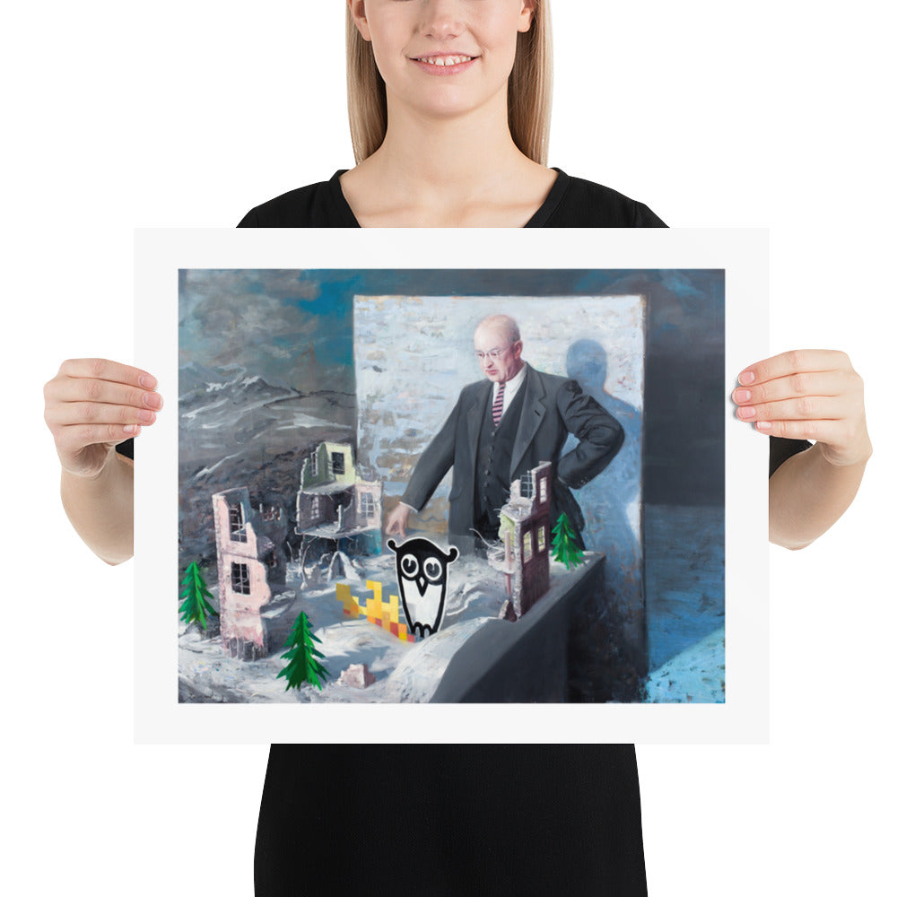 Winter Ruins — Poster — 16″×20″ — Poster — Person