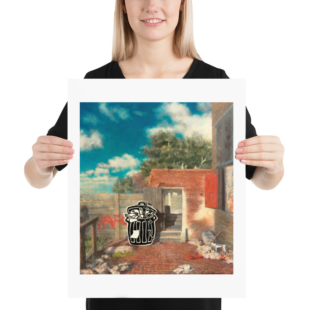 Early Morning, Delft II — Poster — 16 × 20 in — held for scale