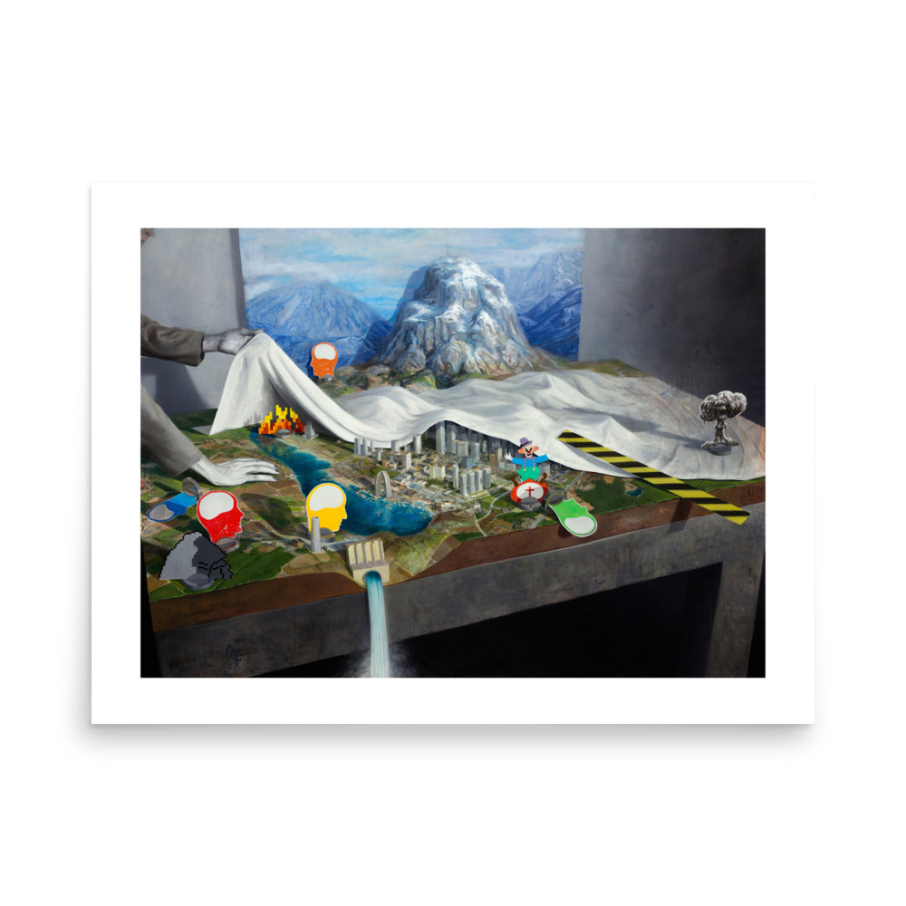 Pwned Landscape — Poster — 18x24 in — Front