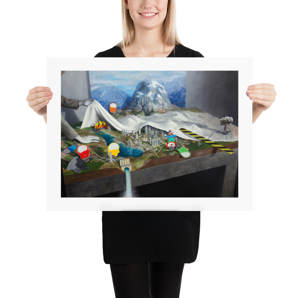 Pwned Landscape — Poster — 18″×24″ — Poster — Person