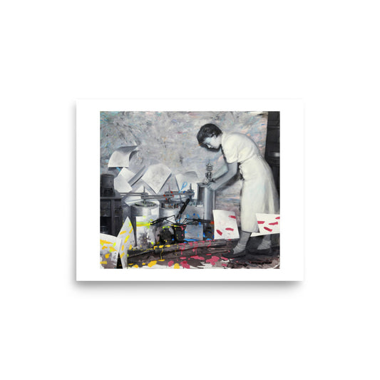Broken Painting Machine — Poster — 10 × 8 in — front