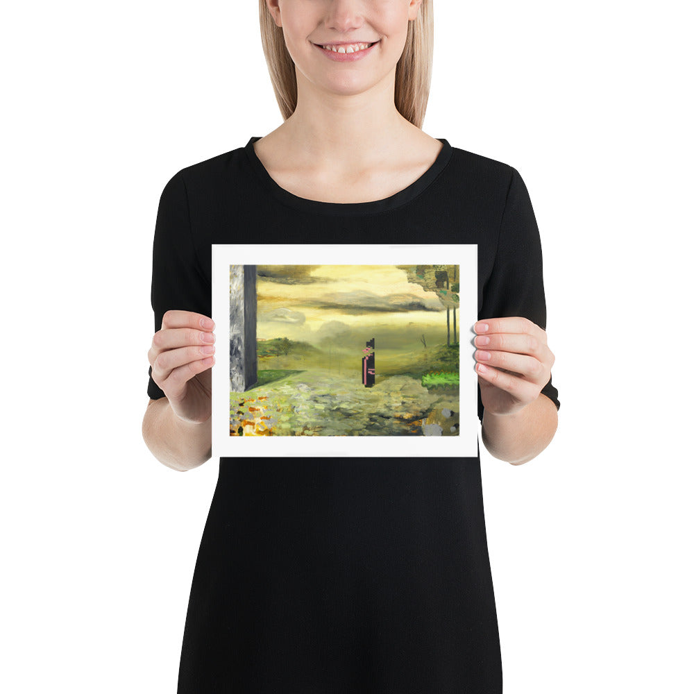 Elegy — Poster — 10 × 8 in — held for scale