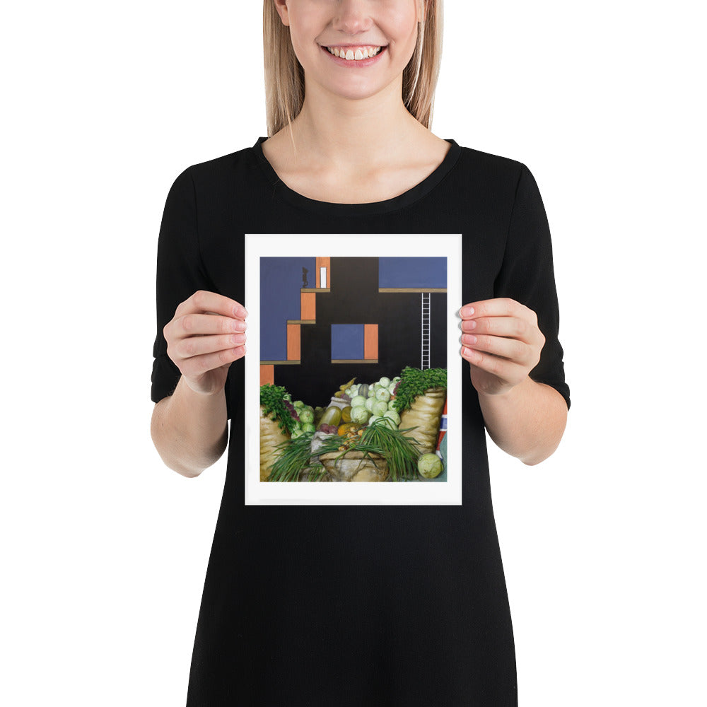 In Which Refreshments Are Plentiful — Poster — 8 × 10 in — held for scale