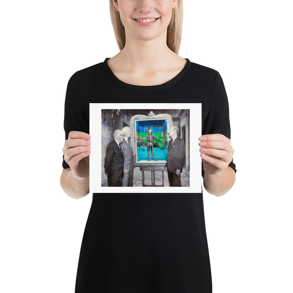 The Reveal — Poster — 10 × 8 in — held for scale